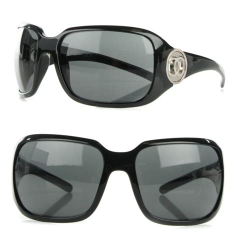 CHANEL CC Sunglasses 6023 Black 125320 